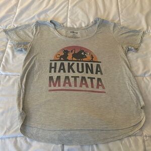 Disney Gray Hakuna Matata Women's Tee